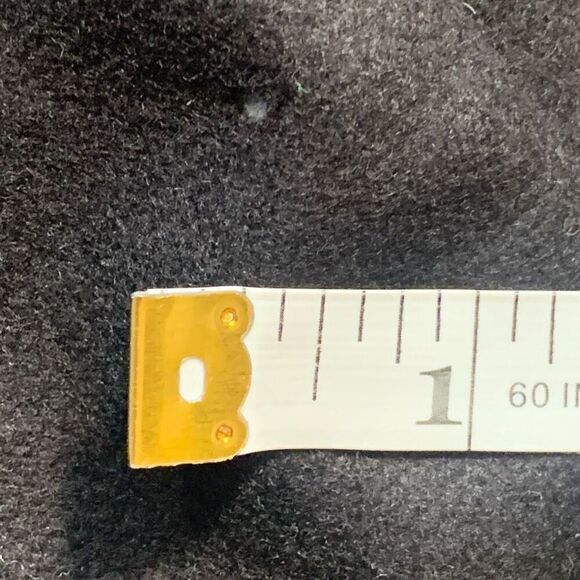 Vintage 90s Black Wool Blazer Jacket Single Button Oversized Plus Size 18W - Picture 8 of 10